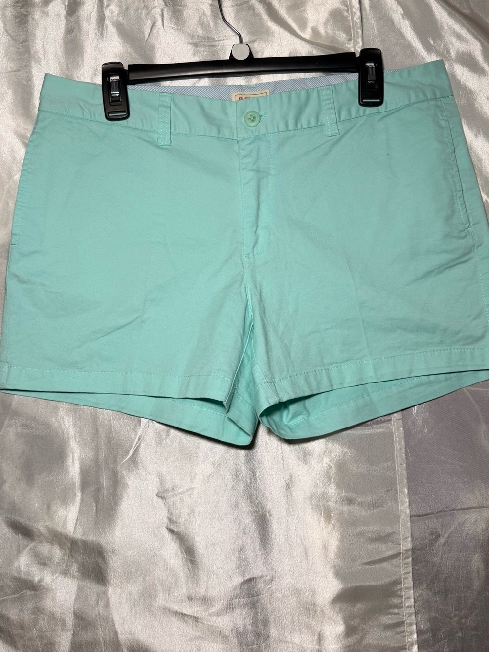 Khakis by Gap Shorts Womens Size 10 The 4" Short Emerald Green 34" Waist